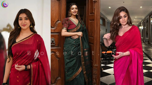 Which Color Blouse to Wear With Red Sarees in 2025