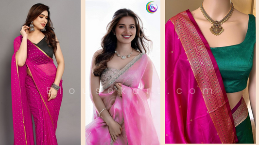 Which Colour Blouse to Wear With Pink Saree?